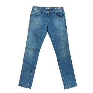 Zara womens medium blue low rise skinny fit jeans denim 6